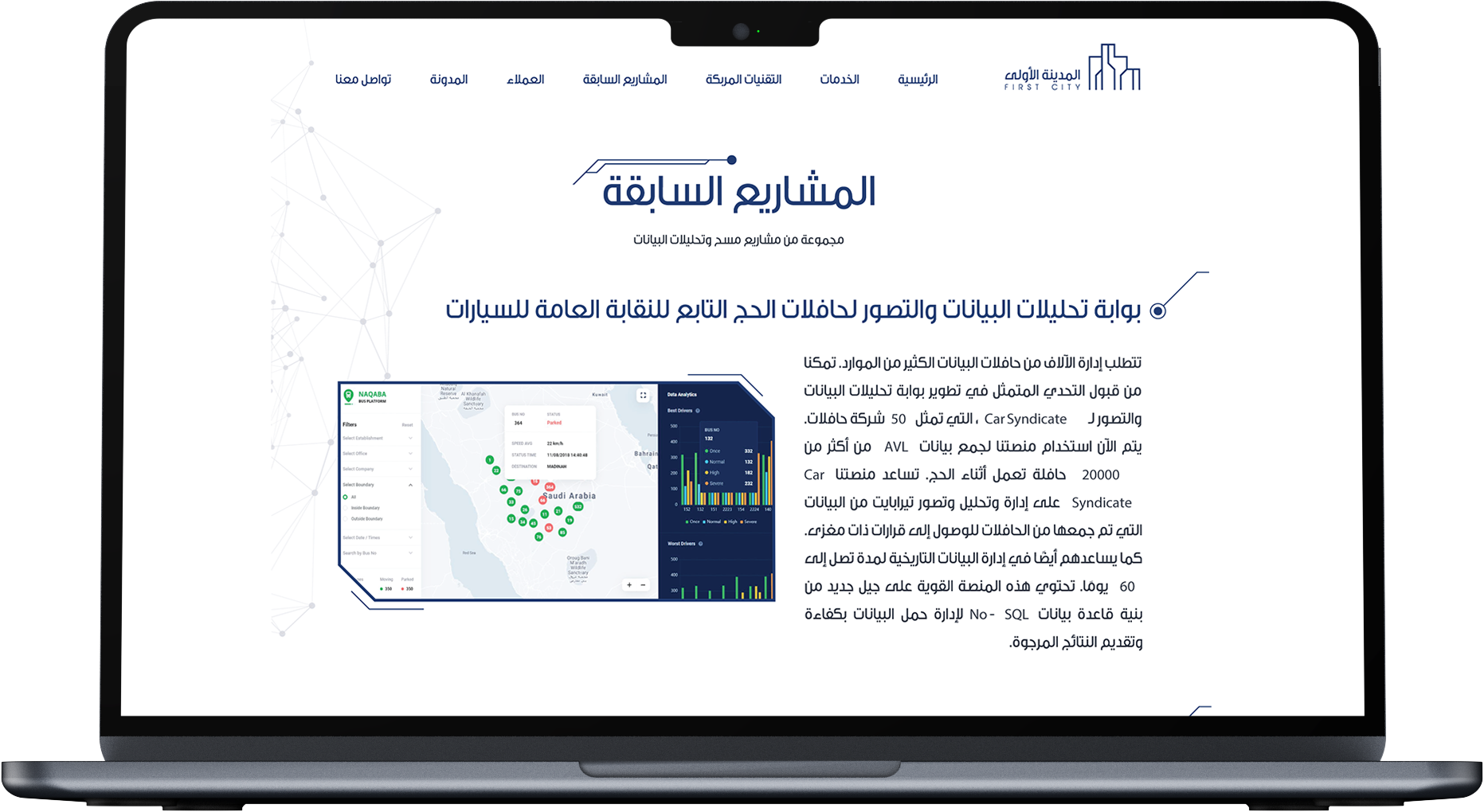 موقع المدينة الاولى